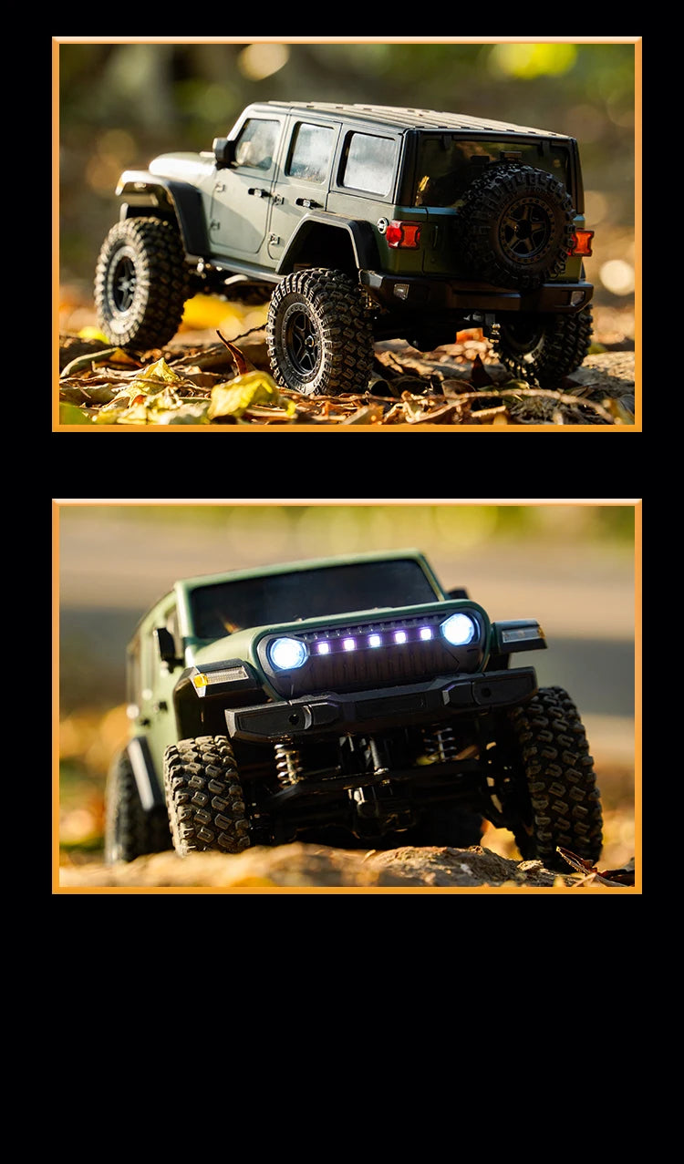 1:18 RC Car C8801 RC Model Simulation Jeep 2.4G Full Scale Off-Road Crawler Climbing Remote Control Car Toy Gift For Boys