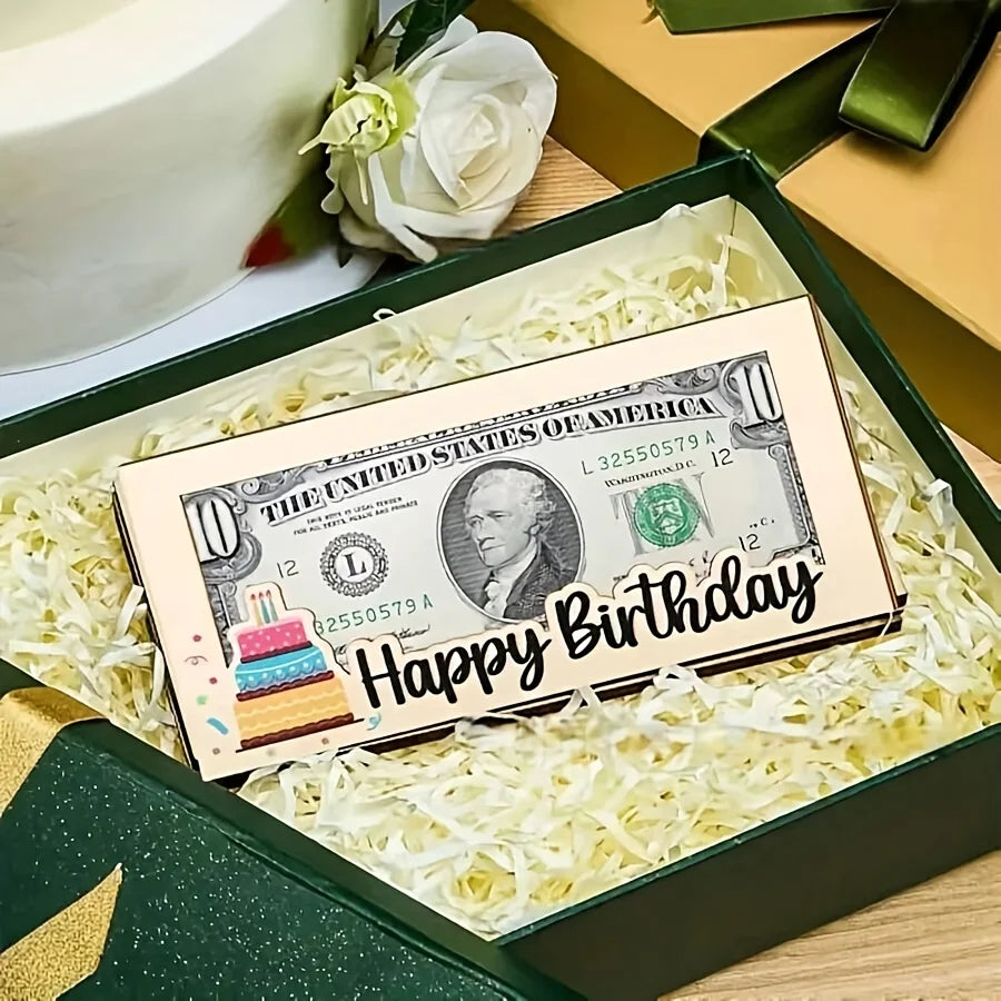 Birthday Gift, Suitable for Party Gifts and Decorations, DIY Cash Envelopes and Greeting Cards