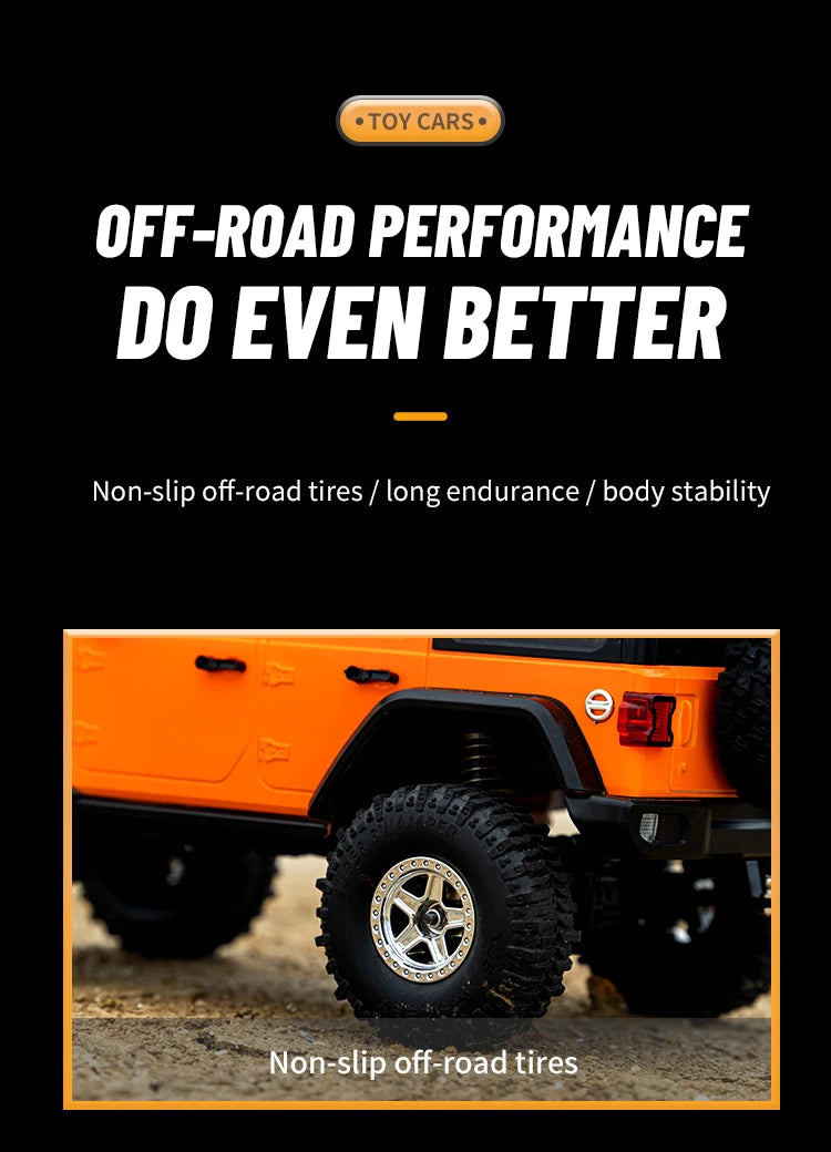 1:18 RC Car C8801 RC Model Simulation Jeep 2.4G Full Scale Off-Road Crawler Climbing Remote Control Car Toy Gift For Boys