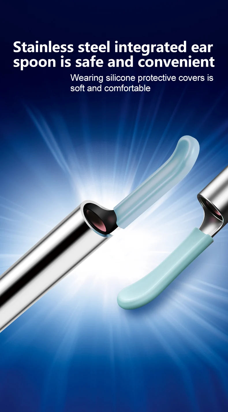 Ear Wax Removal Tool Camera Wireless Otoscope 1080P 3.9mm Ear Cleaner Camera Ear Endoscope Compatible for iPhone iPad Android