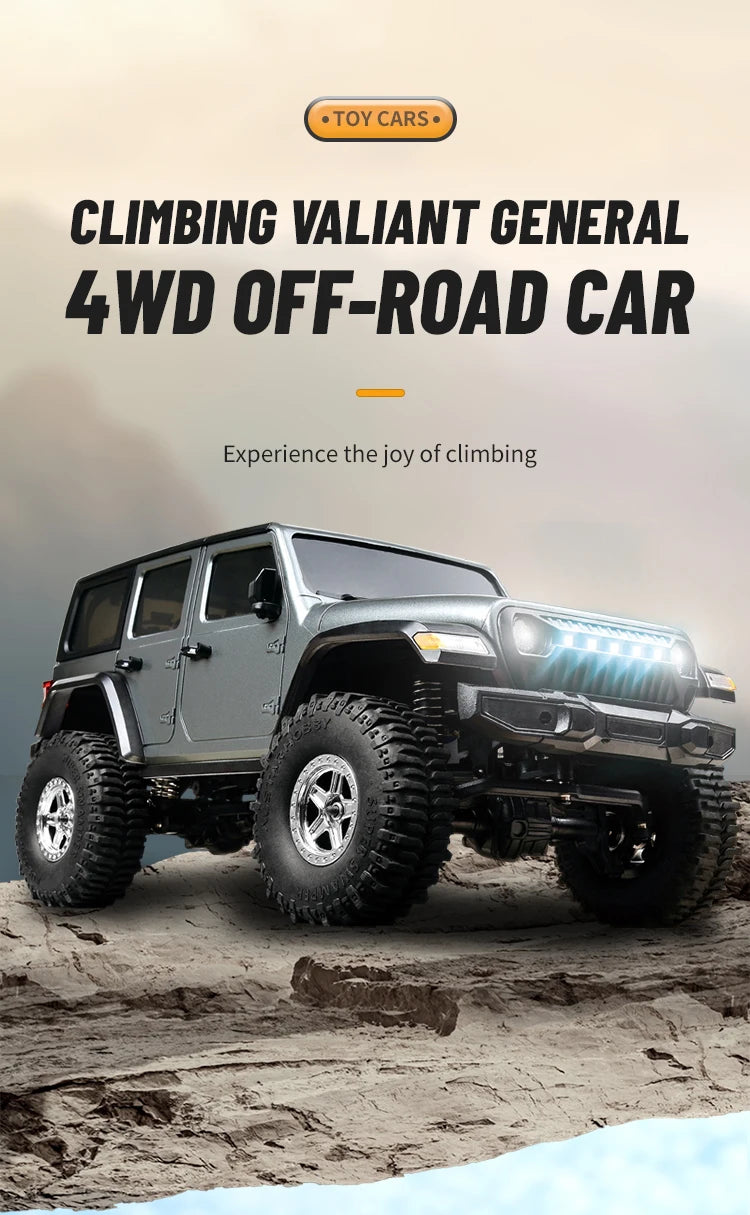 1:18 RC Car C8801 RC Model Simulation Jeep 2.4G Full Scale Off-Road Crawler Climbing Remote Control Car Toy Gift For Boys