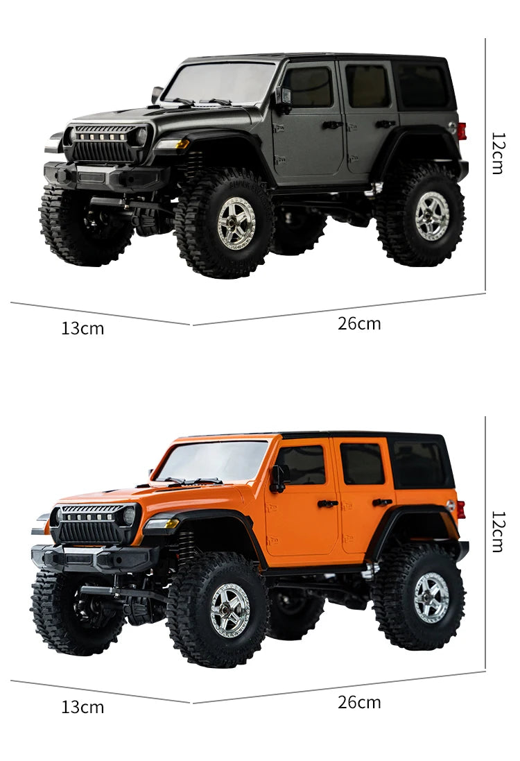 1:18 RC Car C8801 RC Model Simulation Jeep 2.4G Full Scale Off-Road Crawler Climbing Remote Control Car Toy Gift For Boys