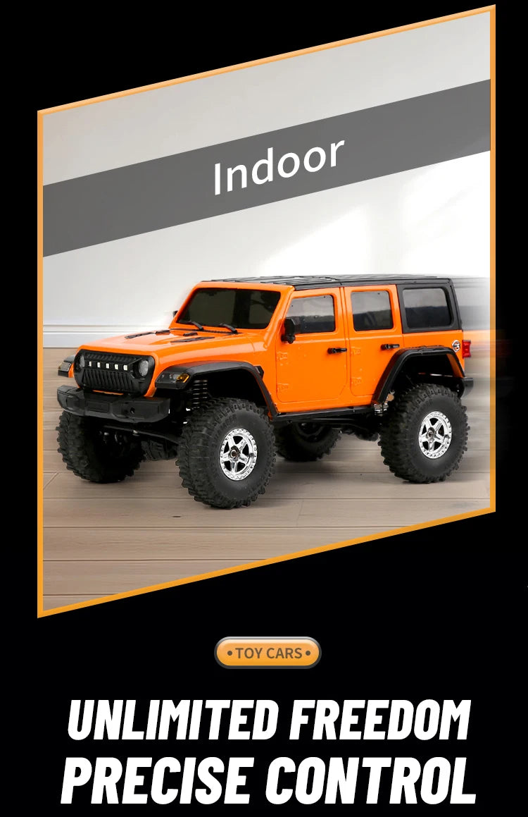 1:18 RC Car C8801 RC Model Simulation Jeep 2.4G Full Scale Off-Road Crawler Climbing Remote Control Car Toy Gift For Boys