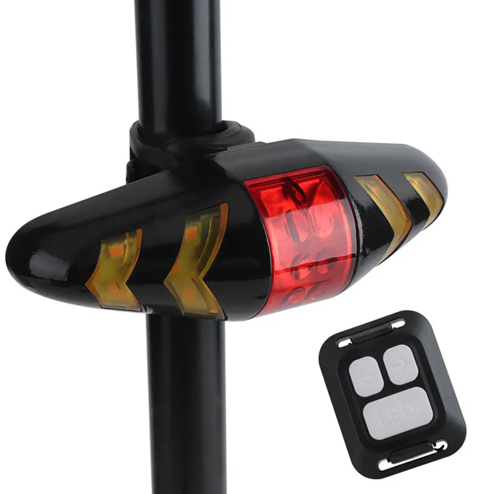 Bike Rear Lamp Smart Bike Wireless Remote Turn Signal Lights Bicycle LED Taillight Easily Installation Personal Bicycle Parts