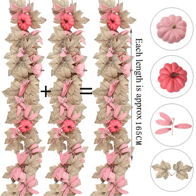 Halloween Thanksgiving Pink Decorations