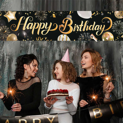 Happy Birthday Banner Birthday Party Decoration Kids Boys Girl