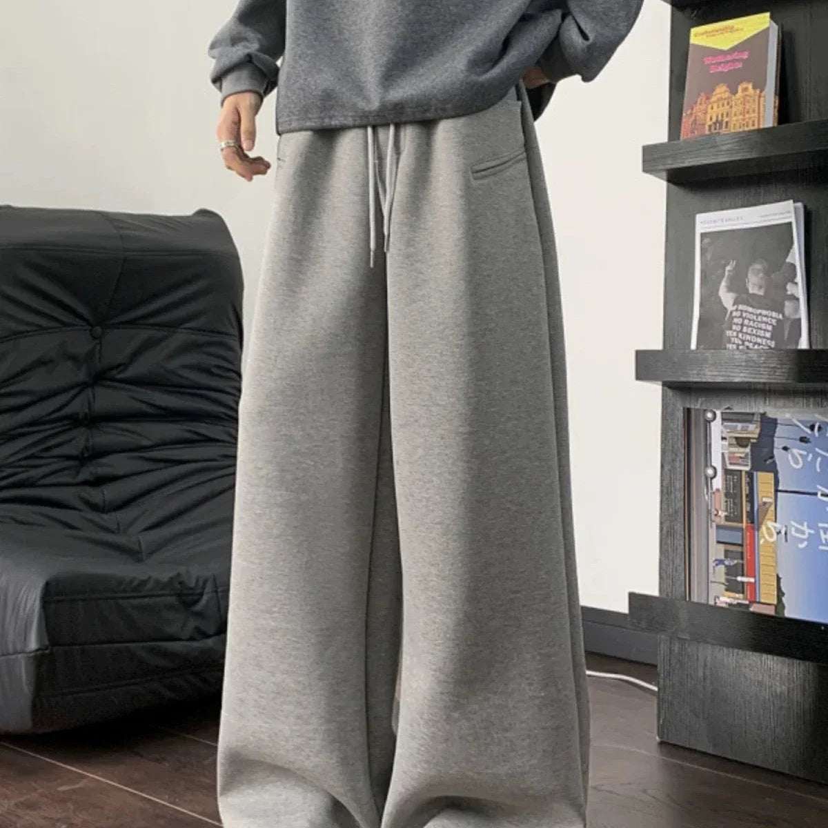 High-end Straight-leg Trousers for Men's Spring