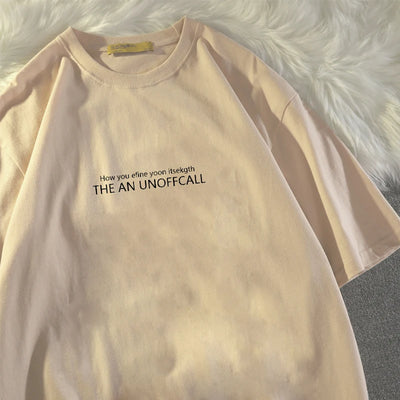 2022 New Summer O-Neck Oversized T Shirt