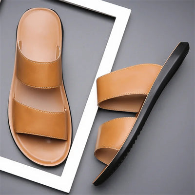 New Beach Slippers for Men Non Slip Flat Sandals