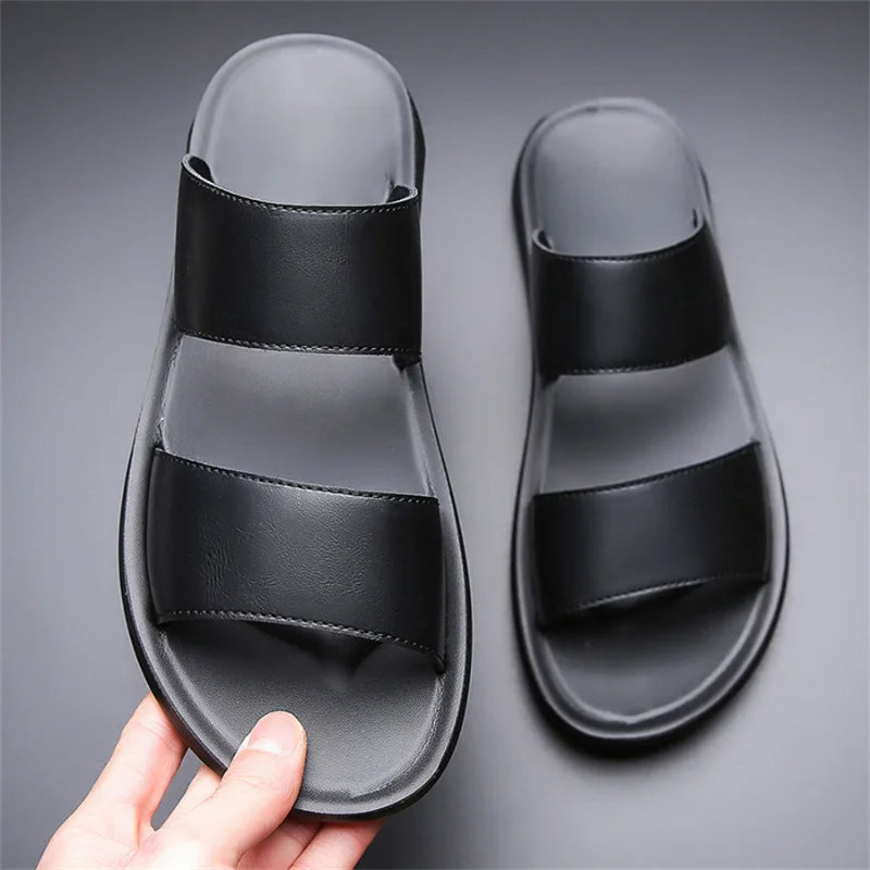 New Beach Slippers for Men Non Slip Flat Sandals