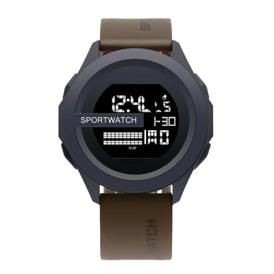 Man Digital Wristwatch Stopwatch Luminous