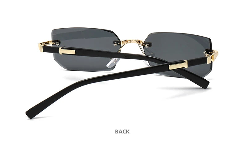 Trendy Rimless Sunglasses for Men