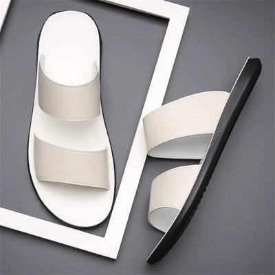 New Beach Slippers for Men Non Slip Flat Sandals