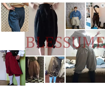 Vintage Steampunk Trousers for Women