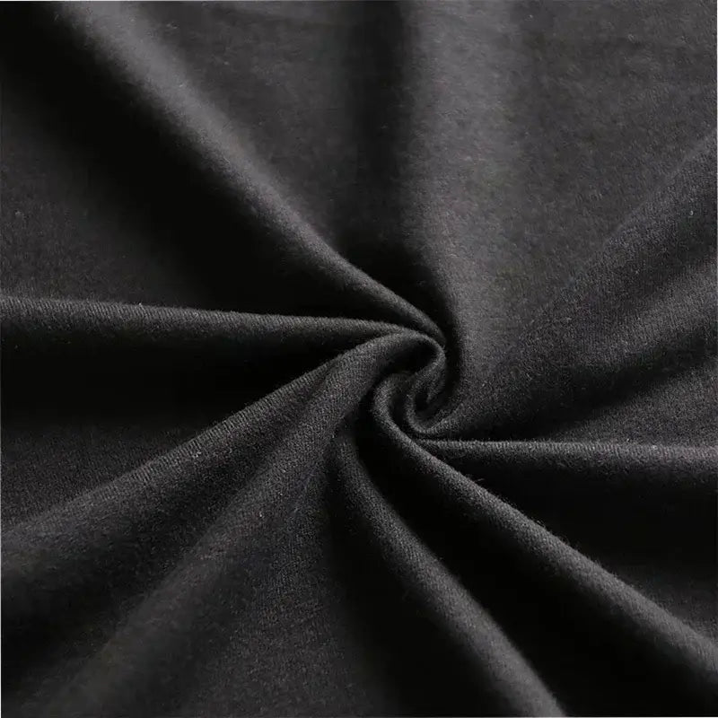 Close-up view of soft, stretchy fabric used in Gym Top Men Shirt Man Muscle Loose T-shirt Fitness Bodybuilding.