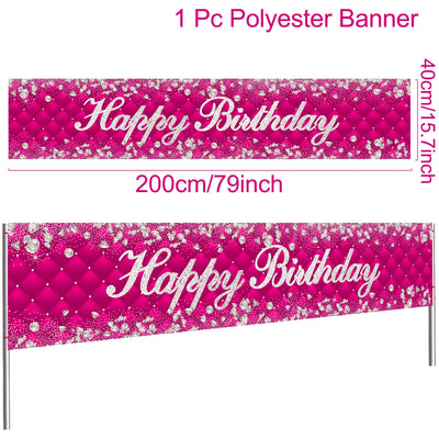 Happy Birthday Banner Birthday Party Decoration Kids Boys Girl