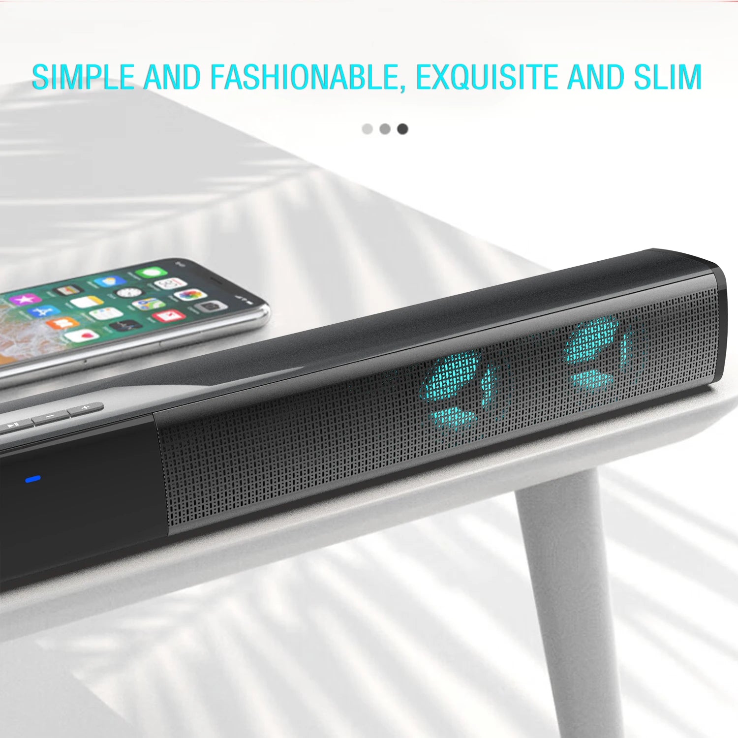 Home Theater 3D Stereo Surround RGB Wireless Speaker Multi-Function Subwoofer Soundbar Support For TV/PC