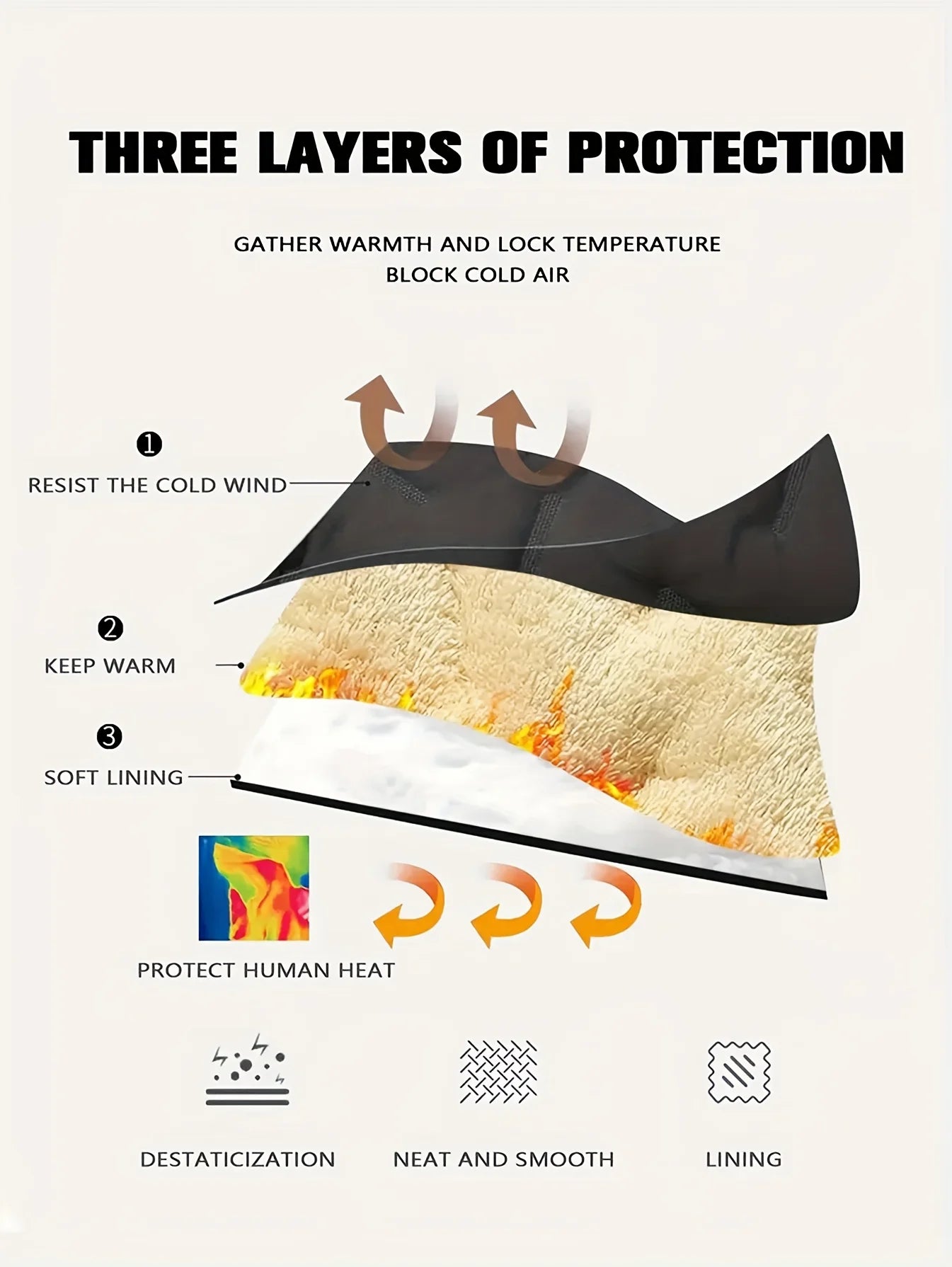 Men's Casual Trousers Plush Velvet Thickened Winter Thermal