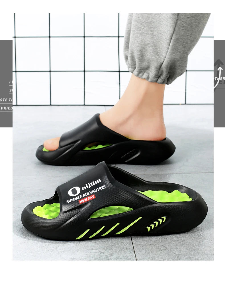 Massage Slippers Slides Indoor Outdoor Sandals