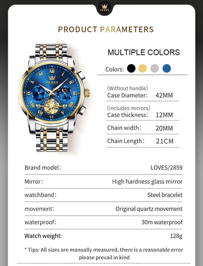 OLEVS 2859 Man Watches