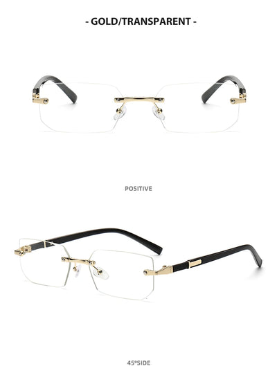 Trendy Rimless Sunglasses for Men