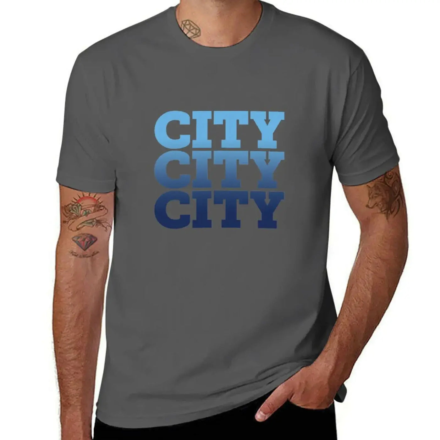 Manchester City T-Shirt anime t shirts for man