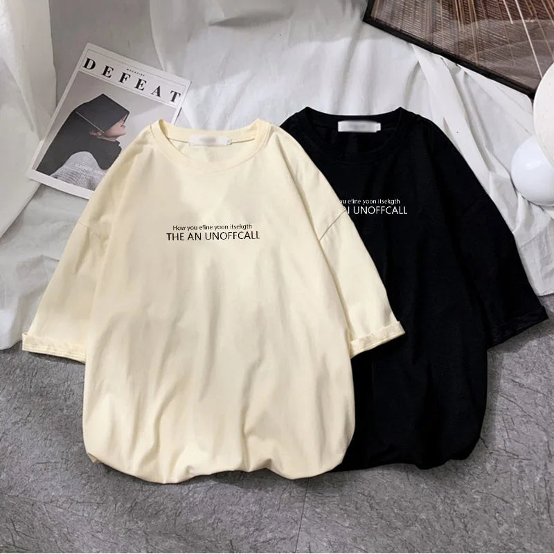 2022 New Summer O-Neck Oversized T Shirt