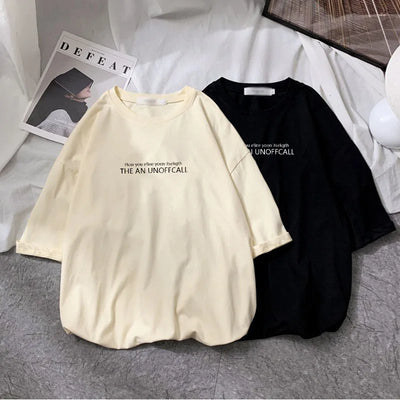 2022 New Summer O-Neck Oversized T Shirt