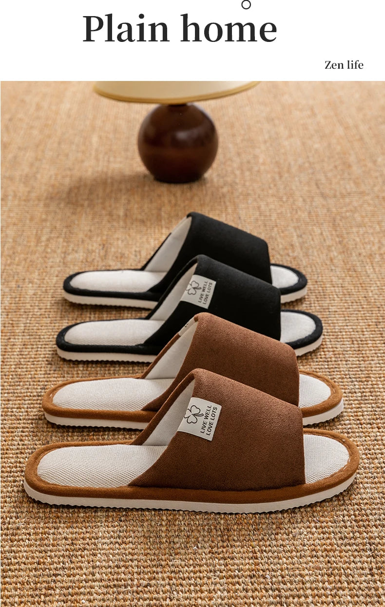 Non-Slip Soft-Soled Indoor House Slippers for Spring&Summer,