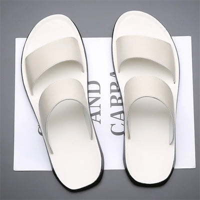 New Beach Slippers for Men Non Slip Flat Sandals