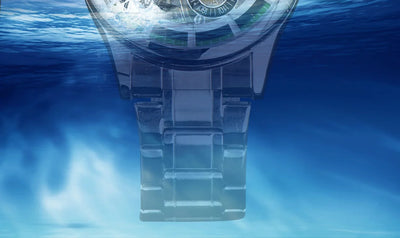 waterproof skeleton mechanical watch