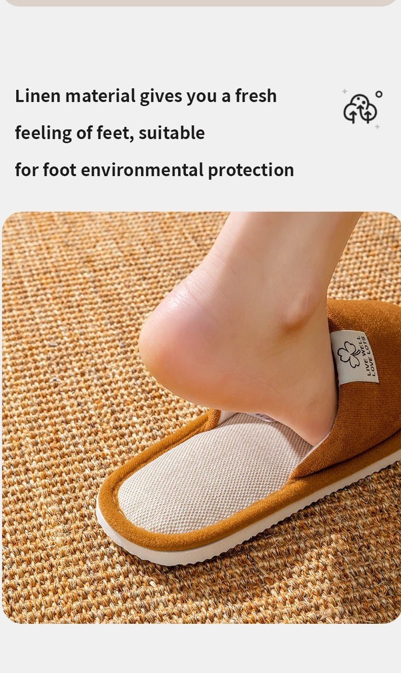 Non-Slip Soft-Soled Indoor House Slippers for Spring&Summer,