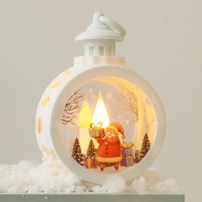Christmas decorations retro night lights luminous gifts window