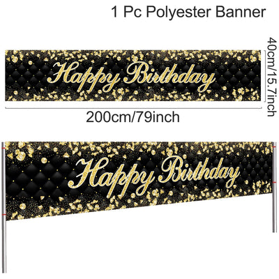 Happy Birthday Banner Birthday Party Decoration Kids Boys Girl