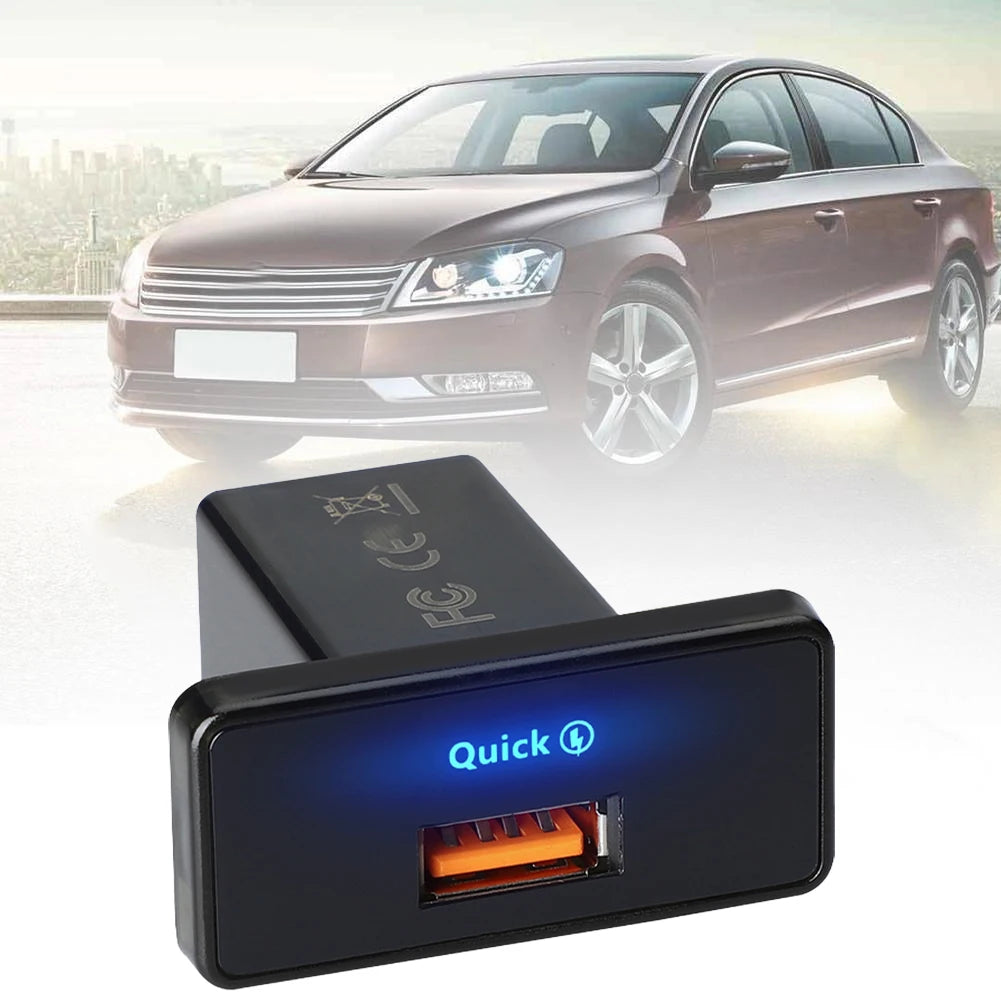 18W/30W RV USB Outlet Adapter Fast Charging Car Charger 12V-24V PD Type C/USB USB Phone Charger Adapter Panel for RV Boat Truck