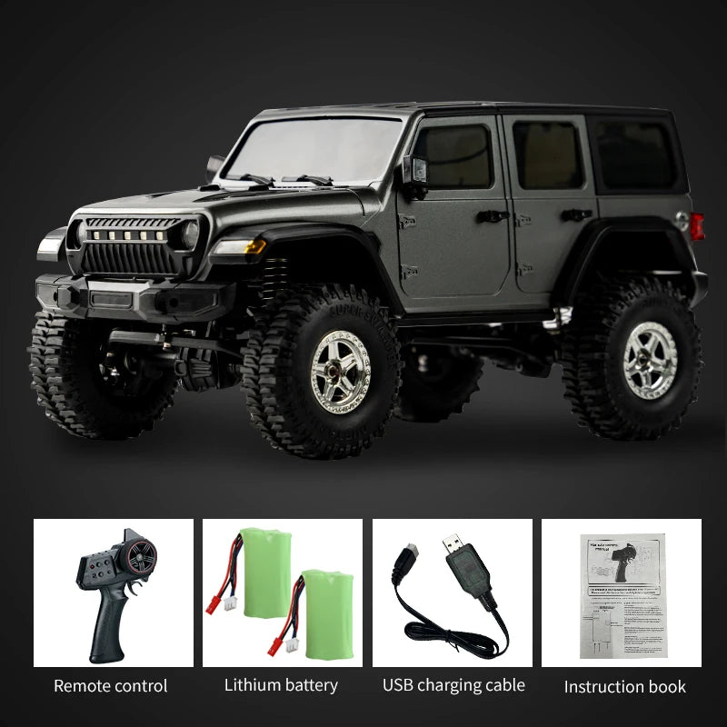 1:18 RC Car C8801 RC Model Simulation Jeep 2.4G Full Scale Off-Road Crawler Climbing Remote Control Car Toy Gift For Boys