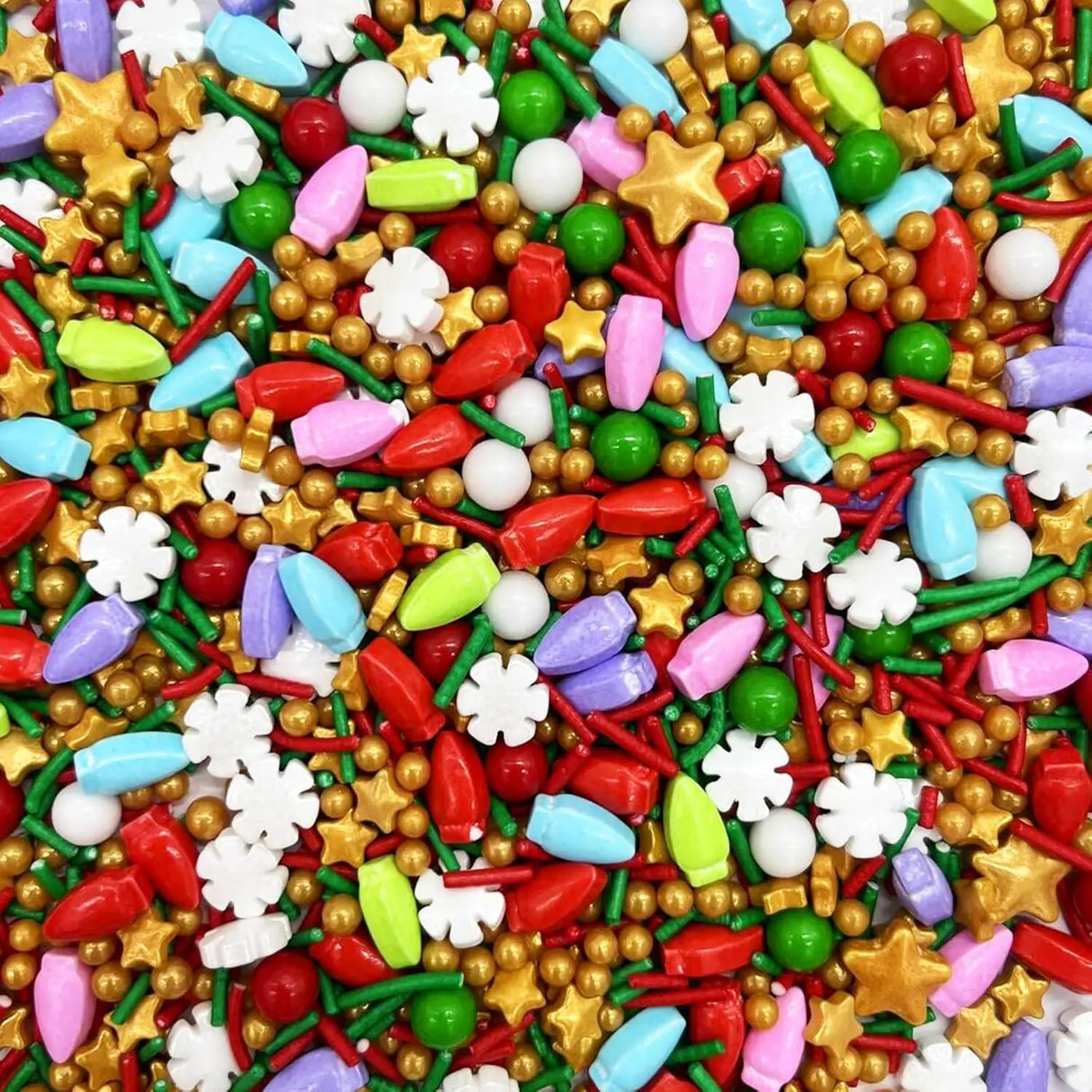 Christmas Sprinkles Mix Christmas Tree Santa Claus