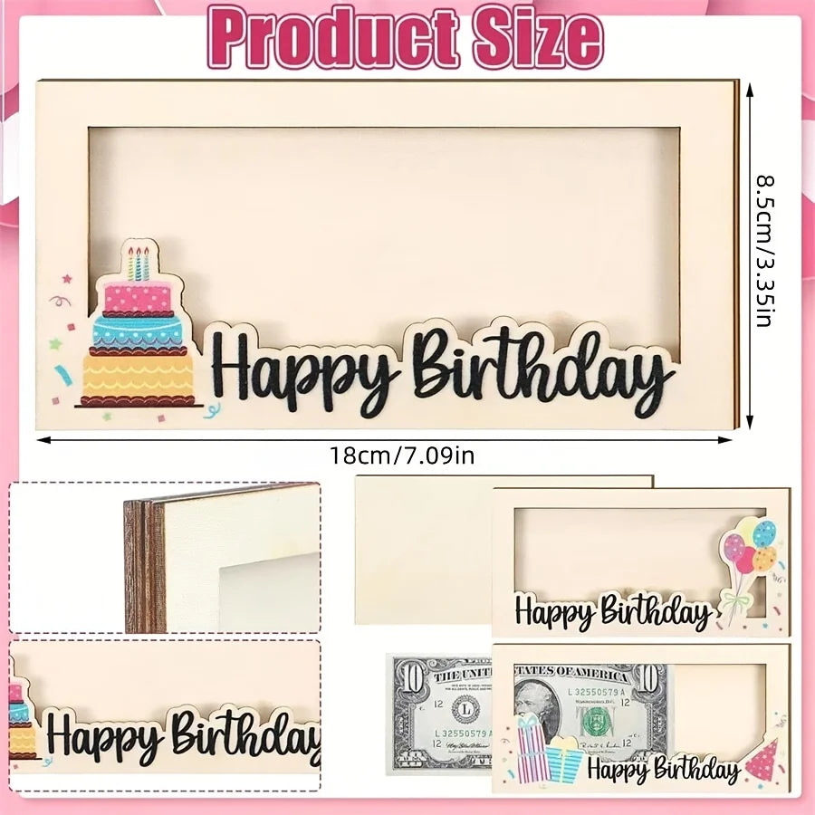 Birthday Gift, Suitable for Party Gifts and Decorations, DIY Cash Envelopes and Greeting Cards