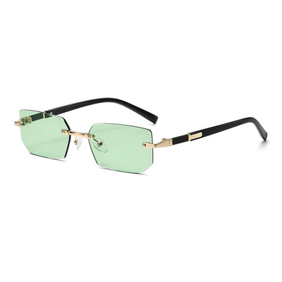 Trendy Rimless Sunglasses for Men
