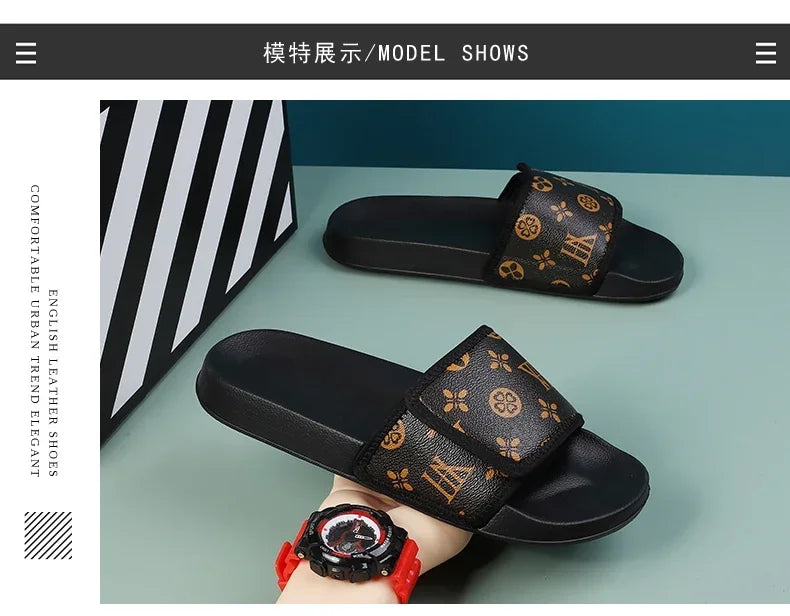 Slides Shoes for Men 2024 Slippers House Man Comfortable