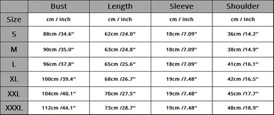 Size chart for engineer t-shirt for men including bust, length, sleeve, and shoulder measurements.