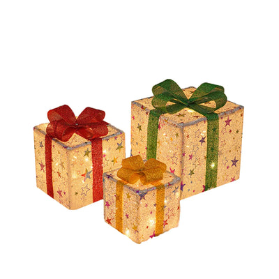 Christmas Decoration 3pcs Transparent Plastic Christmas