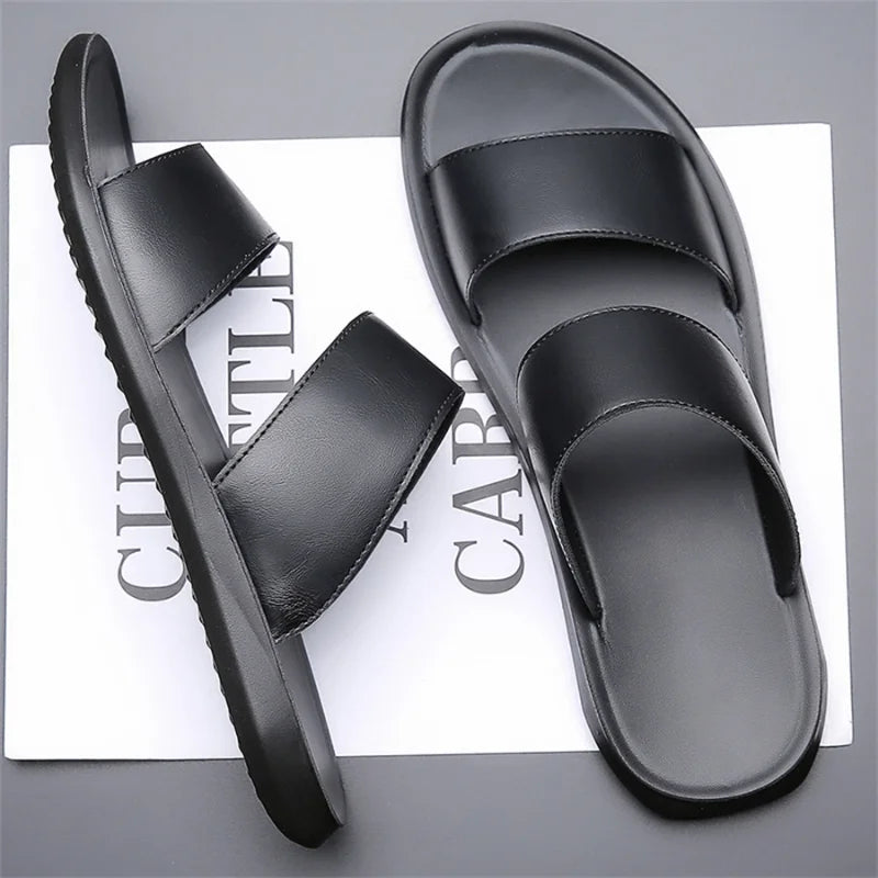 New Beach Slippers for Men Non Slip Flat Sandals