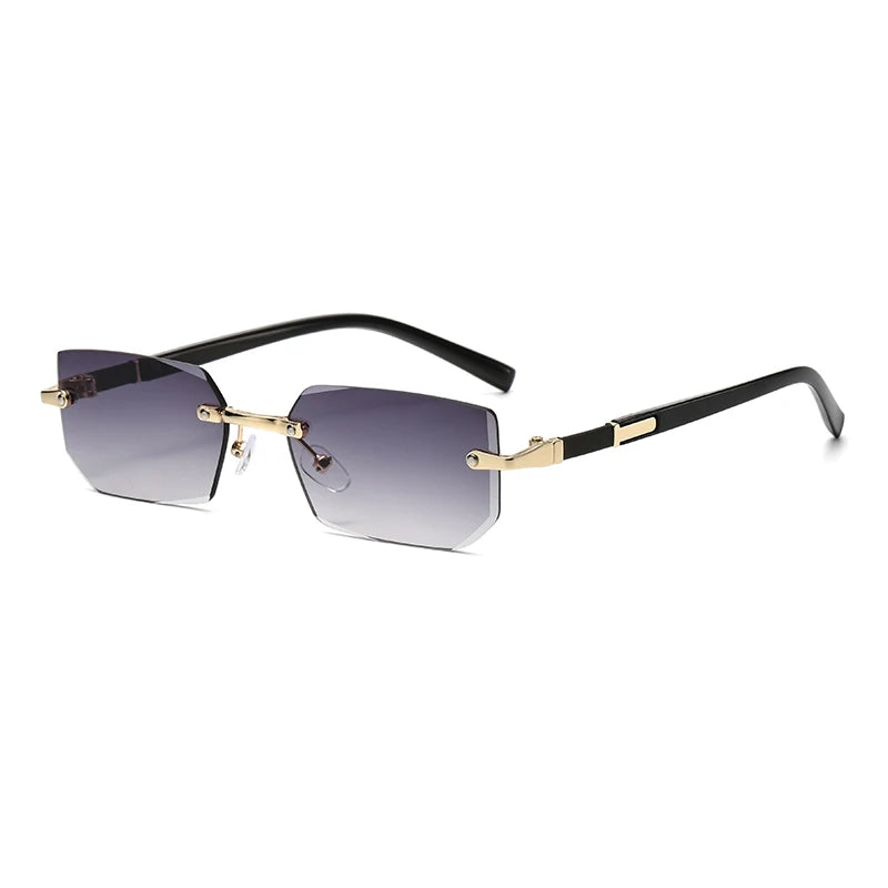 Trendy Rimless Sunglasses for Men
