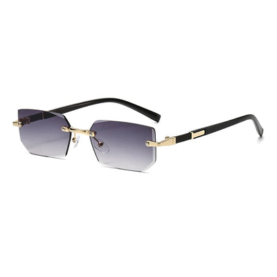 Trendy Rimless Sunglasses for Men