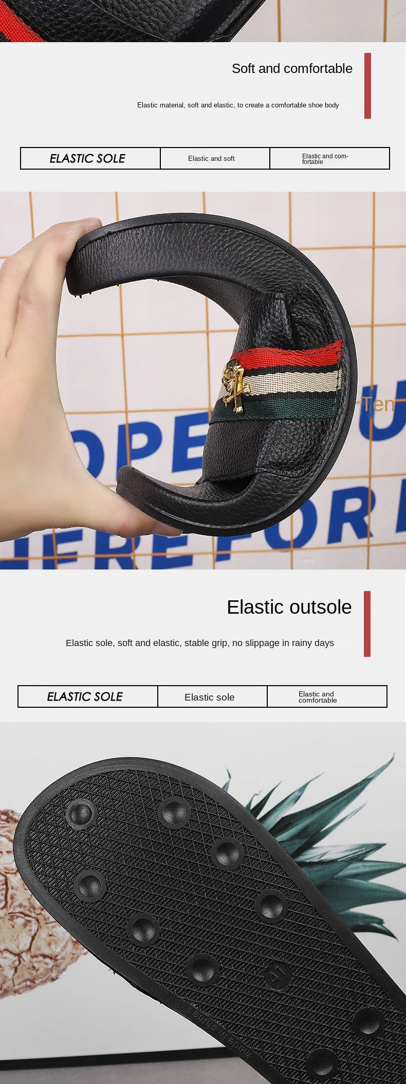 Fashion Brand Slippers for Men