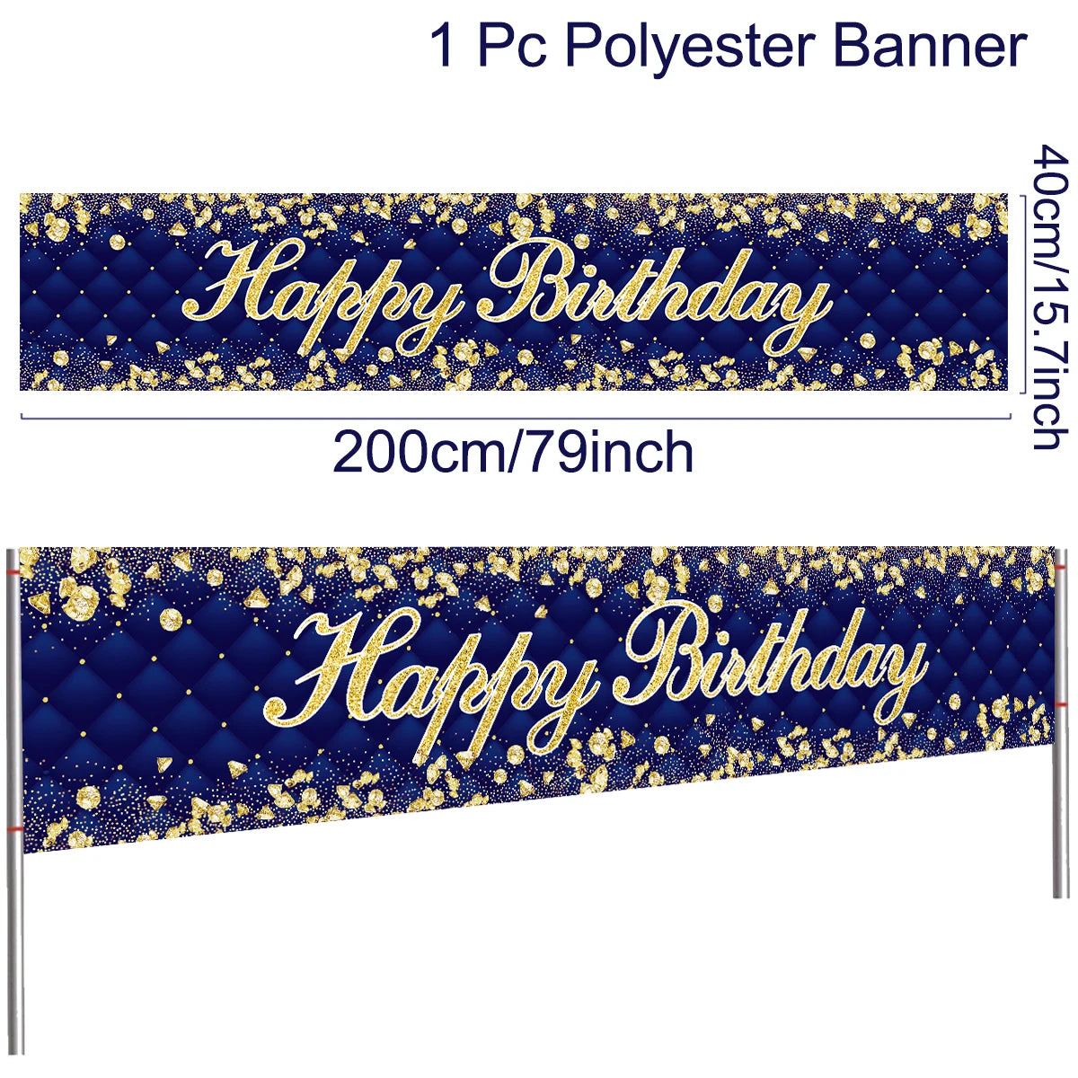 Happy Birthday Banner Birthday Party Decoration Kids Boys Girl