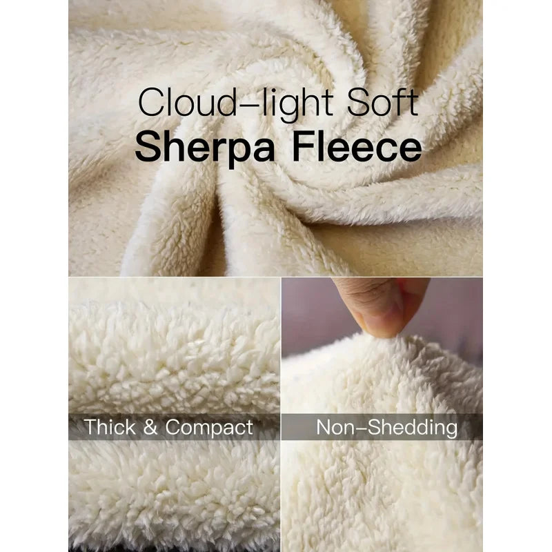 Men's Casual Trousers Plush Velvet Thickened Winter Thermal