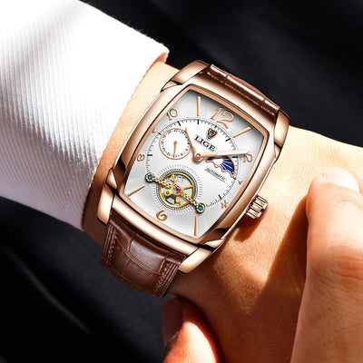 LIGE waterproof business sports watch