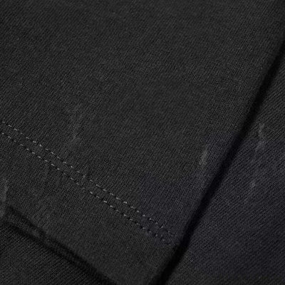 Close-up view of the fabric and stitching detail of the Stand T-Shirt for Men Graphic T Shirts Tops.